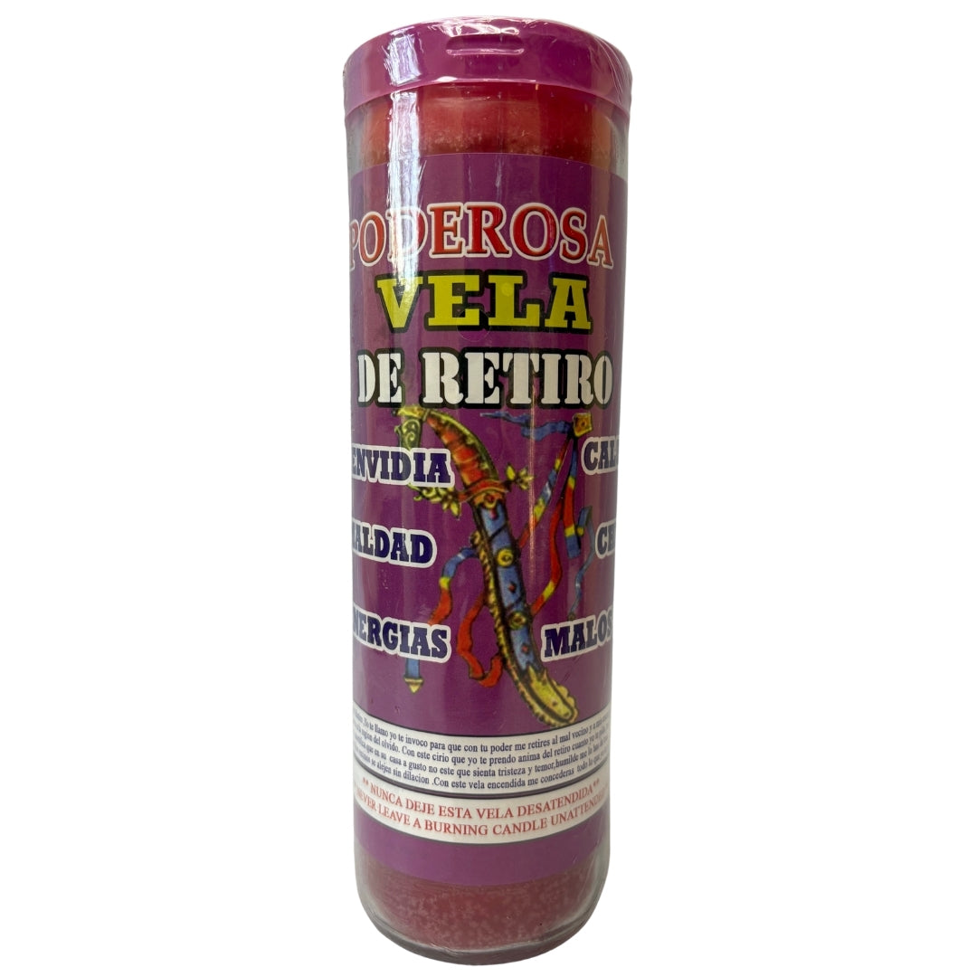 Romesen De Retiro, Veladora 7-Dias, Removal 7-Day Candle