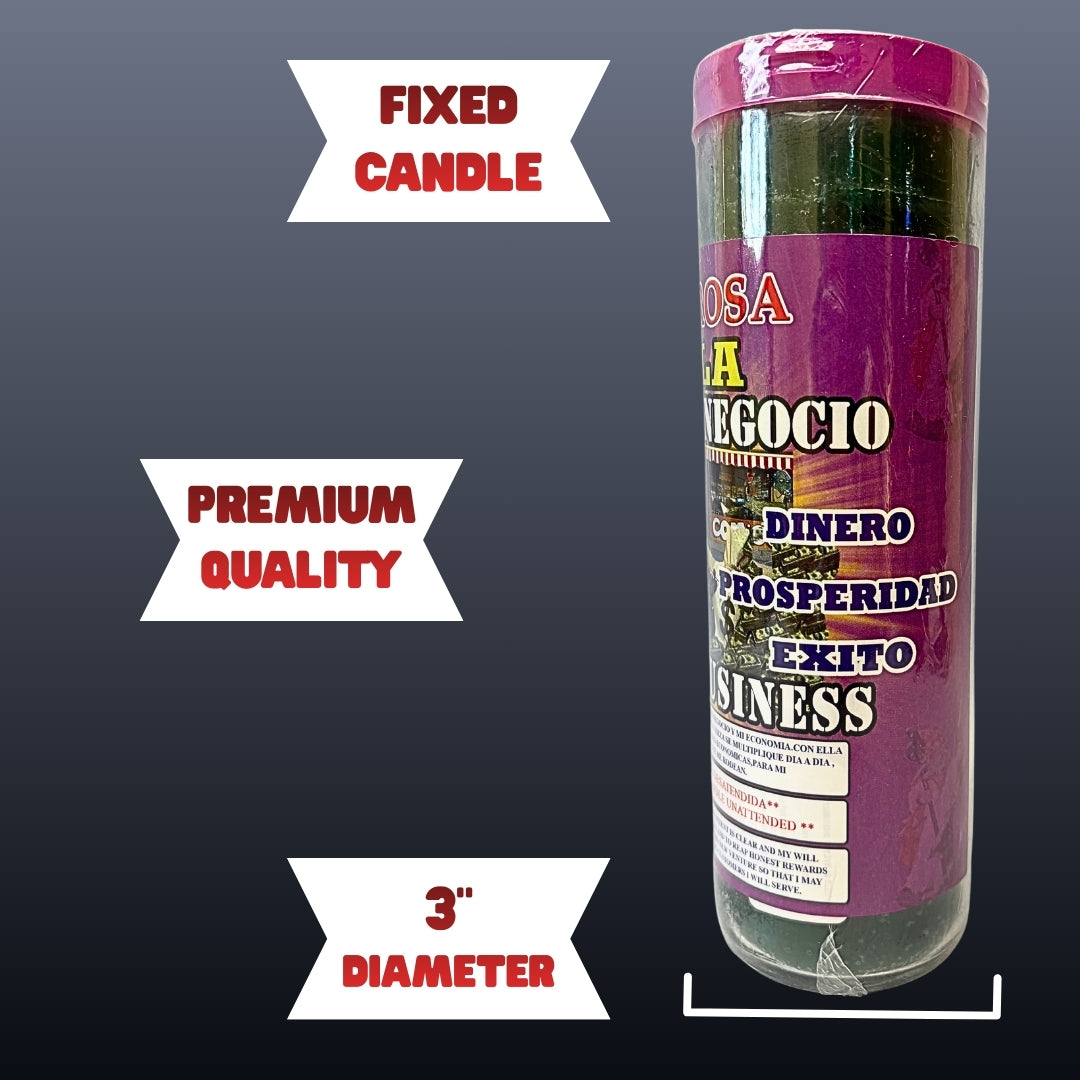 Romesen Levanta Negocio, Veladora 7-Dias, Better Business 7-Day Fixed Candle