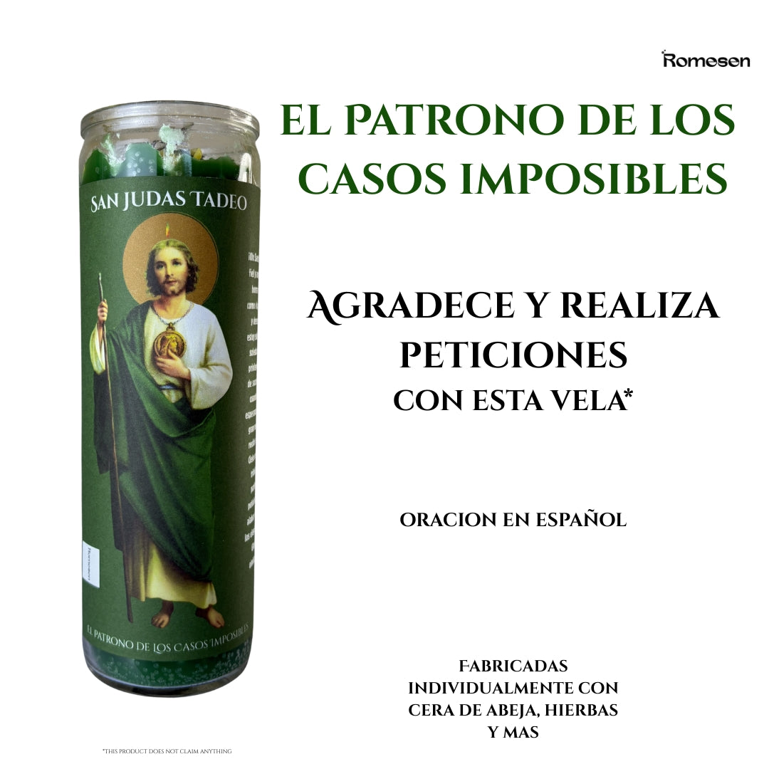 Vela de San Judas Tadeo Preparada