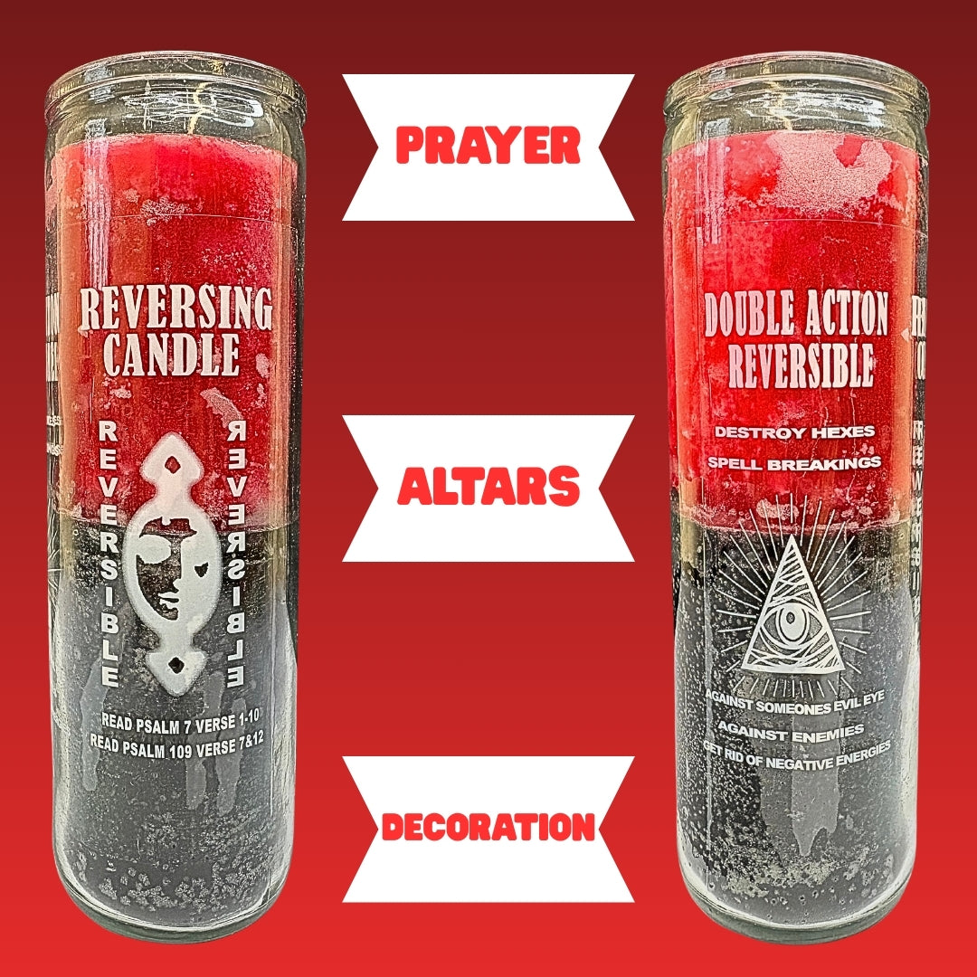 Romesen Reversible, Veladora 7-Dias, Reversing 7-Day Prayer Candle