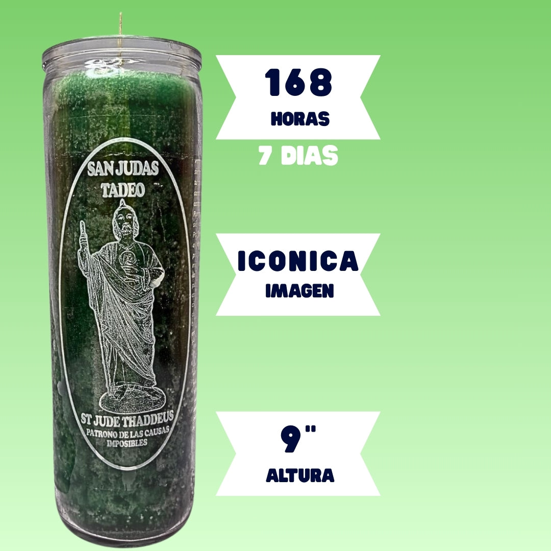 Romesen San Judas Tadeo, Saint Jude Thaddeus 7-Day Candle