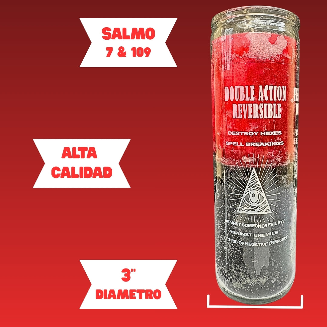 Romesen Reversible, Veladora 7-Dias, Reversing 7-Day Prayer Candle